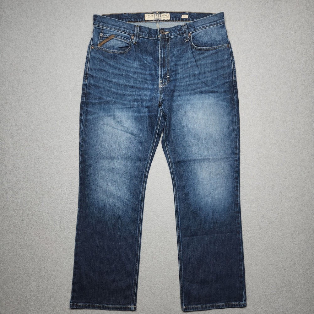 Ariat Men's Bootcut Jeans in Dark Blue Wash